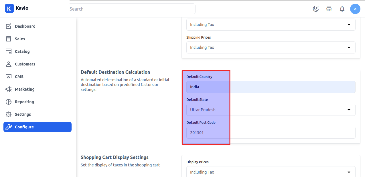 Destination Calculation