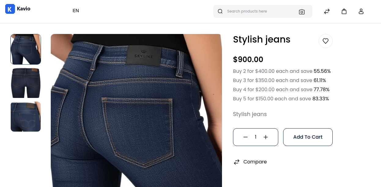Storefront Multiple Customer Group Pricing