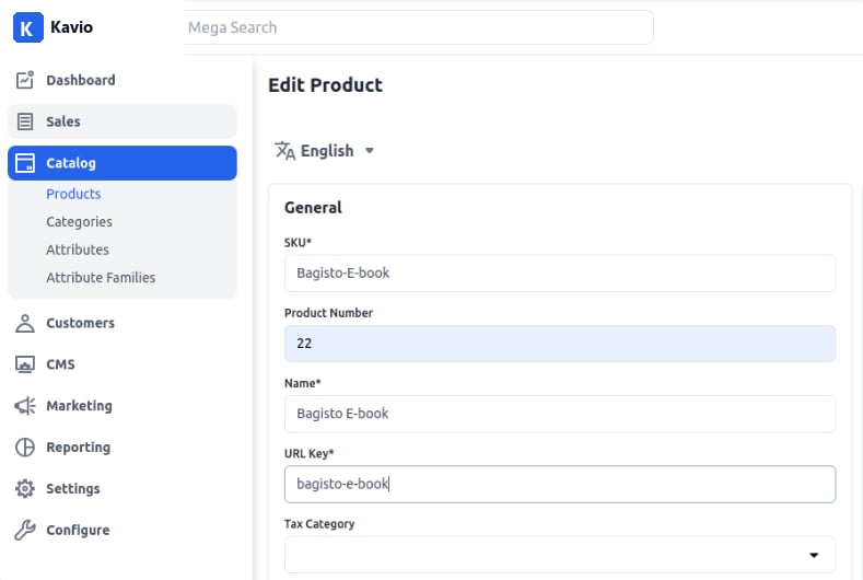General Settings for Downloadable Product