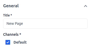 General Settings