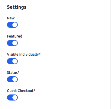 Toggle Buttons