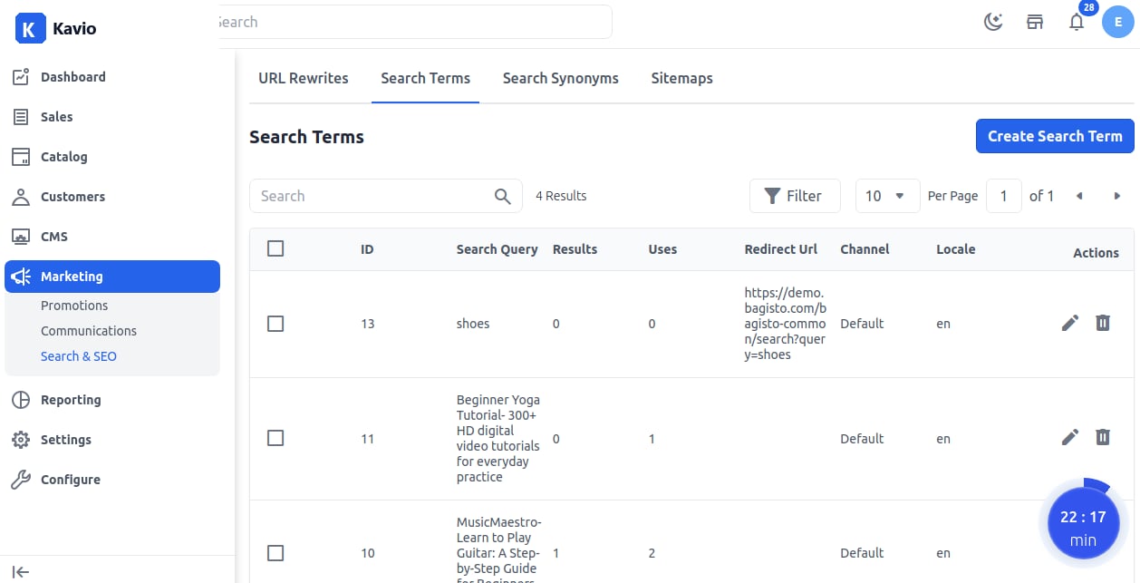 Search Grid