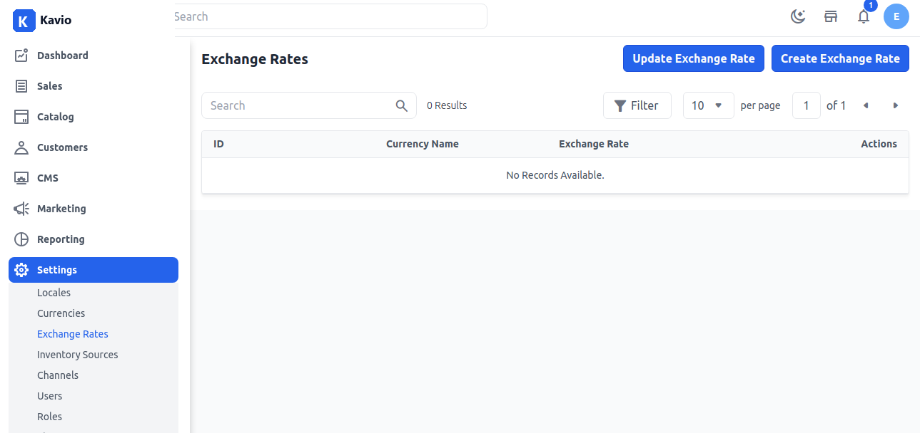 Exchange Rate