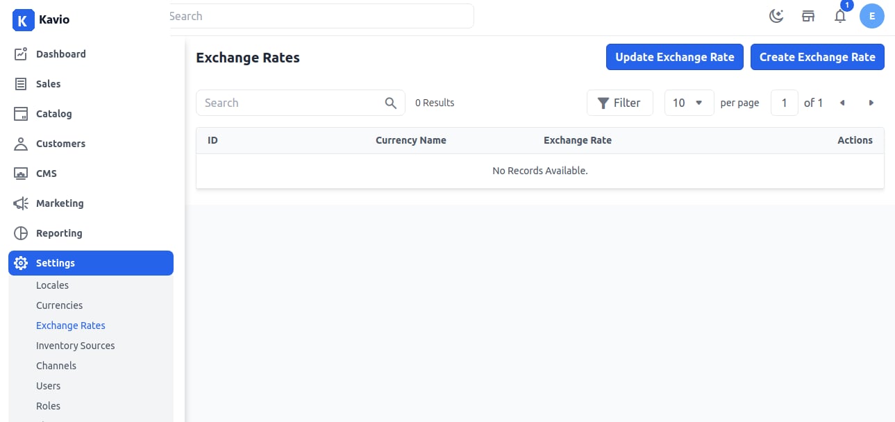Exchange Rate