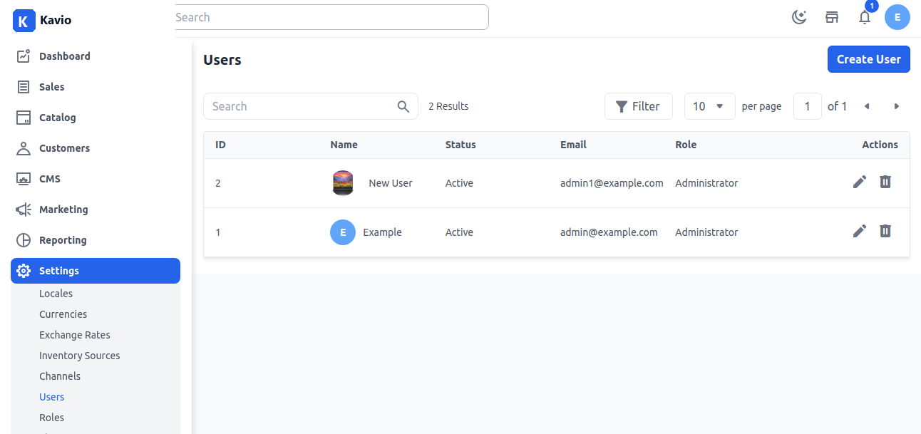 User Output