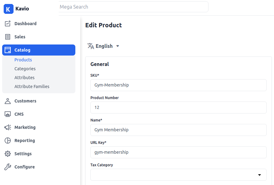 Edit Product