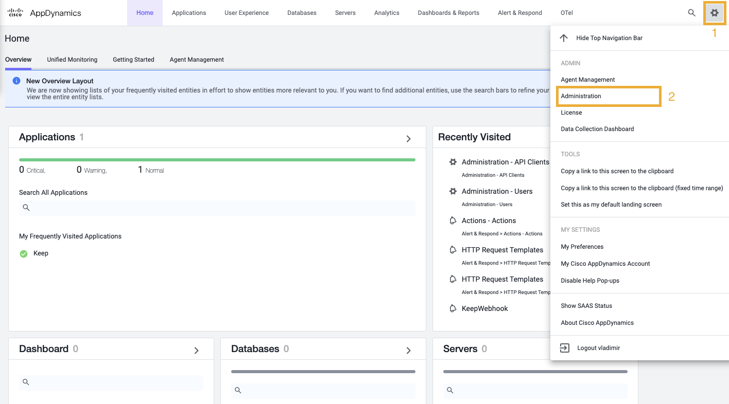 AppDynamics Administration