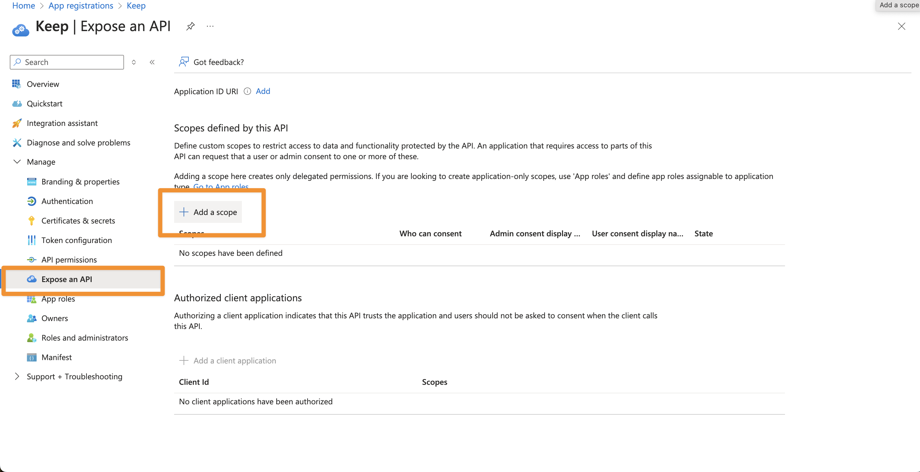 Azure AD Authentication Configuration