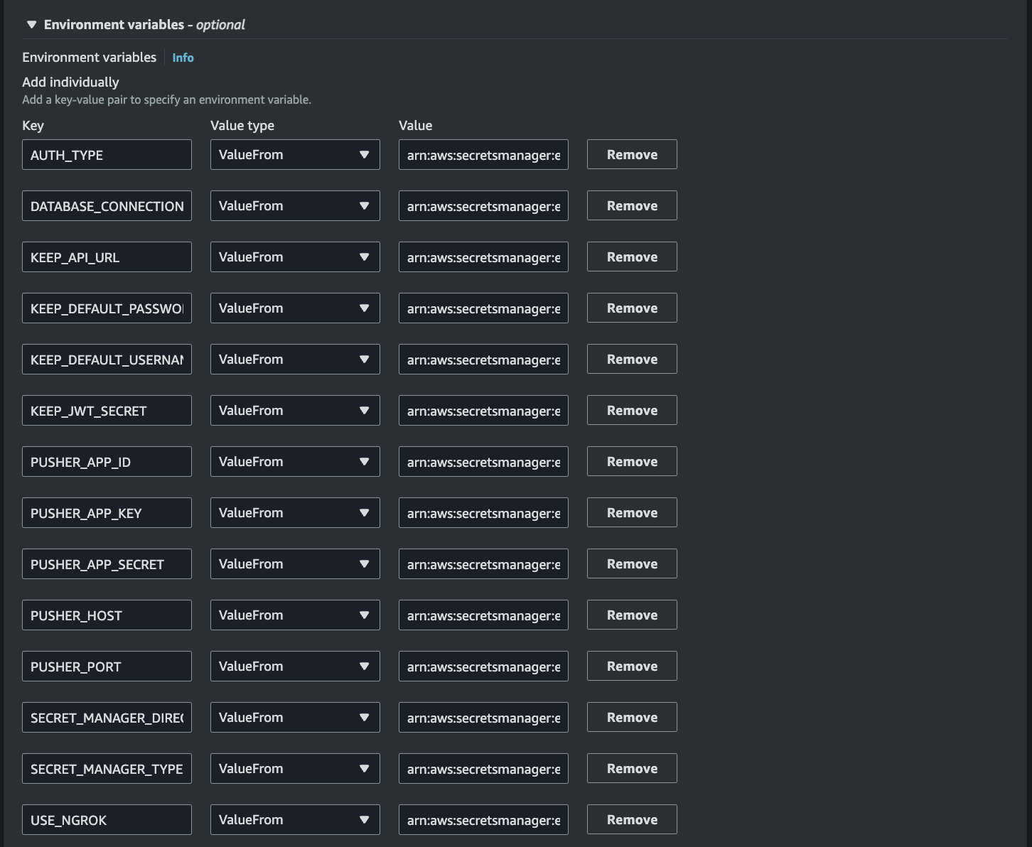 Environment Variables