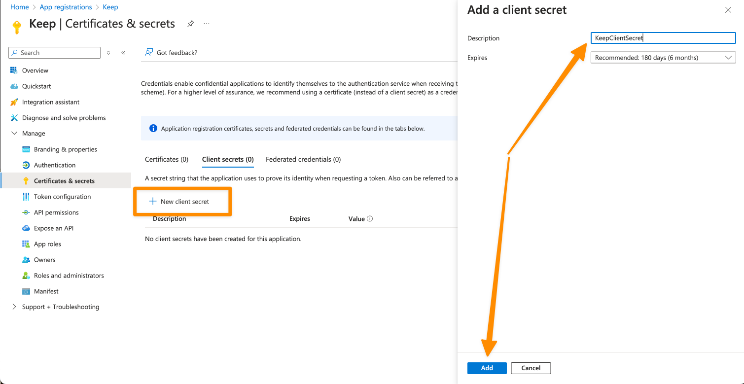 Azure AD Authentication Configuration
