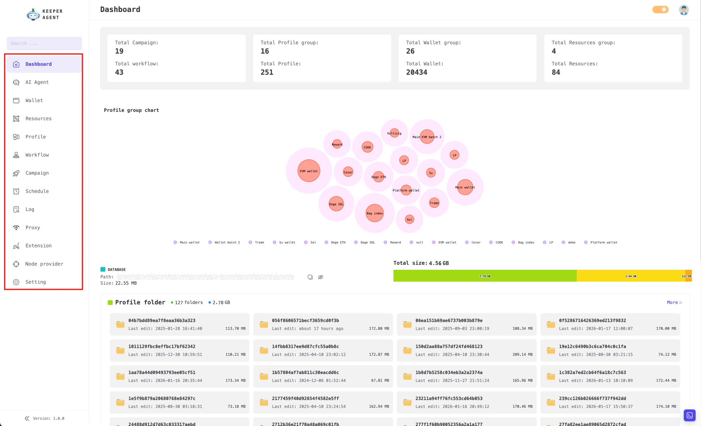 Key features of KeeperAgent