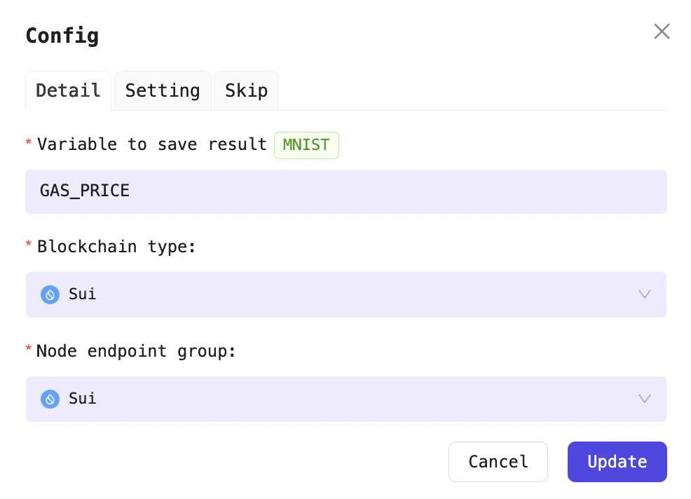 Get Gas price on Sui