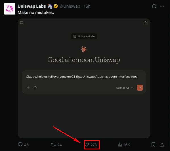 Like or Unlike on Twitter