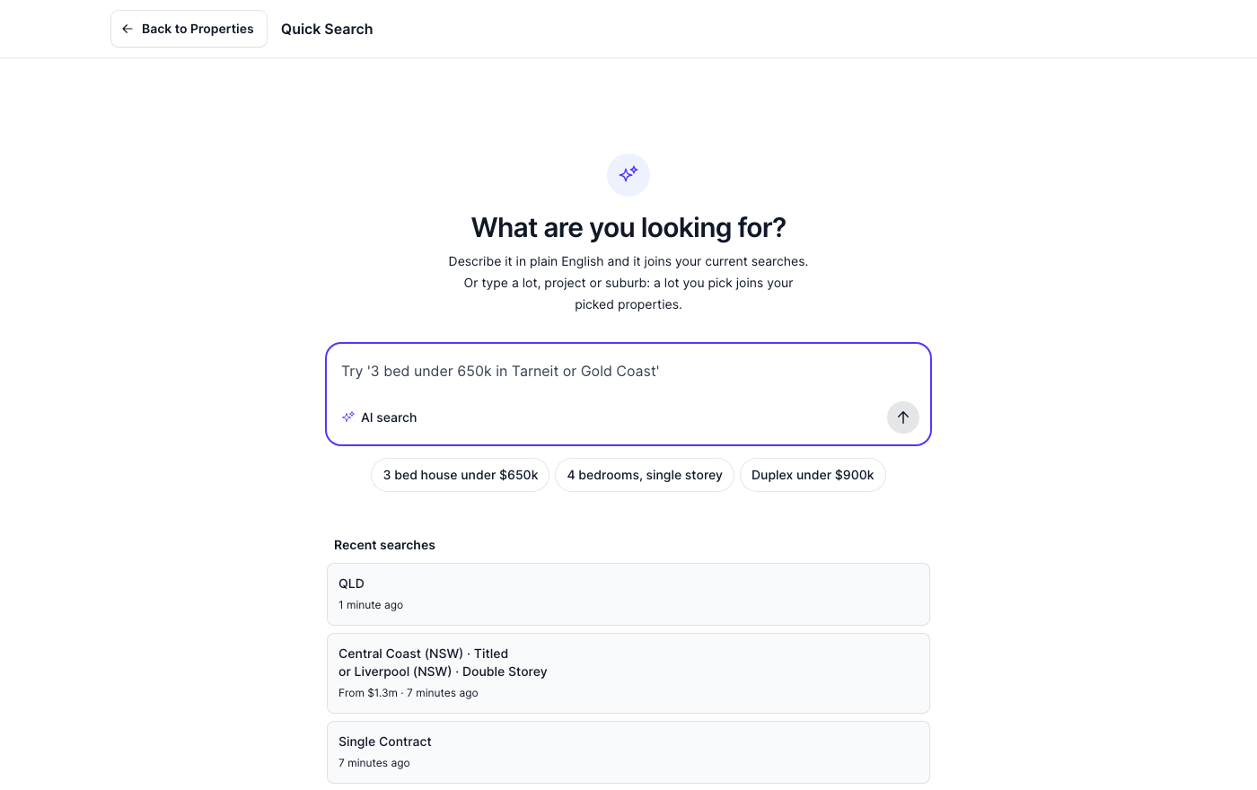 Quick Search