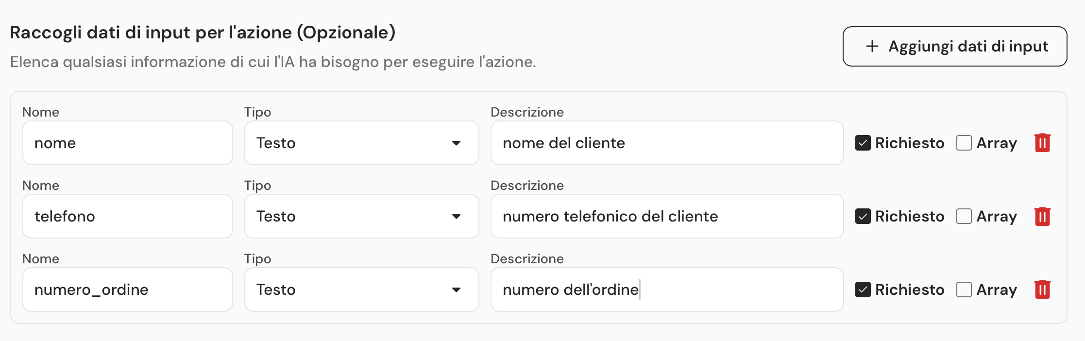 Invio email