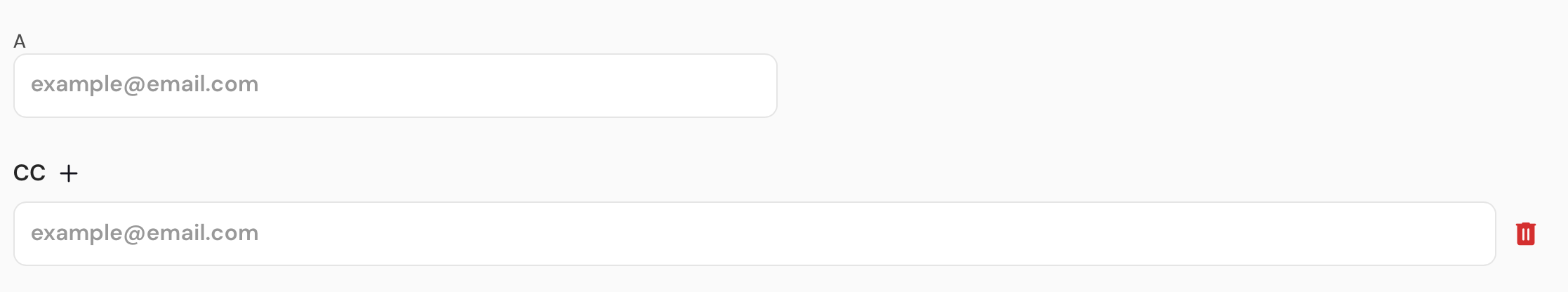 Invio email
