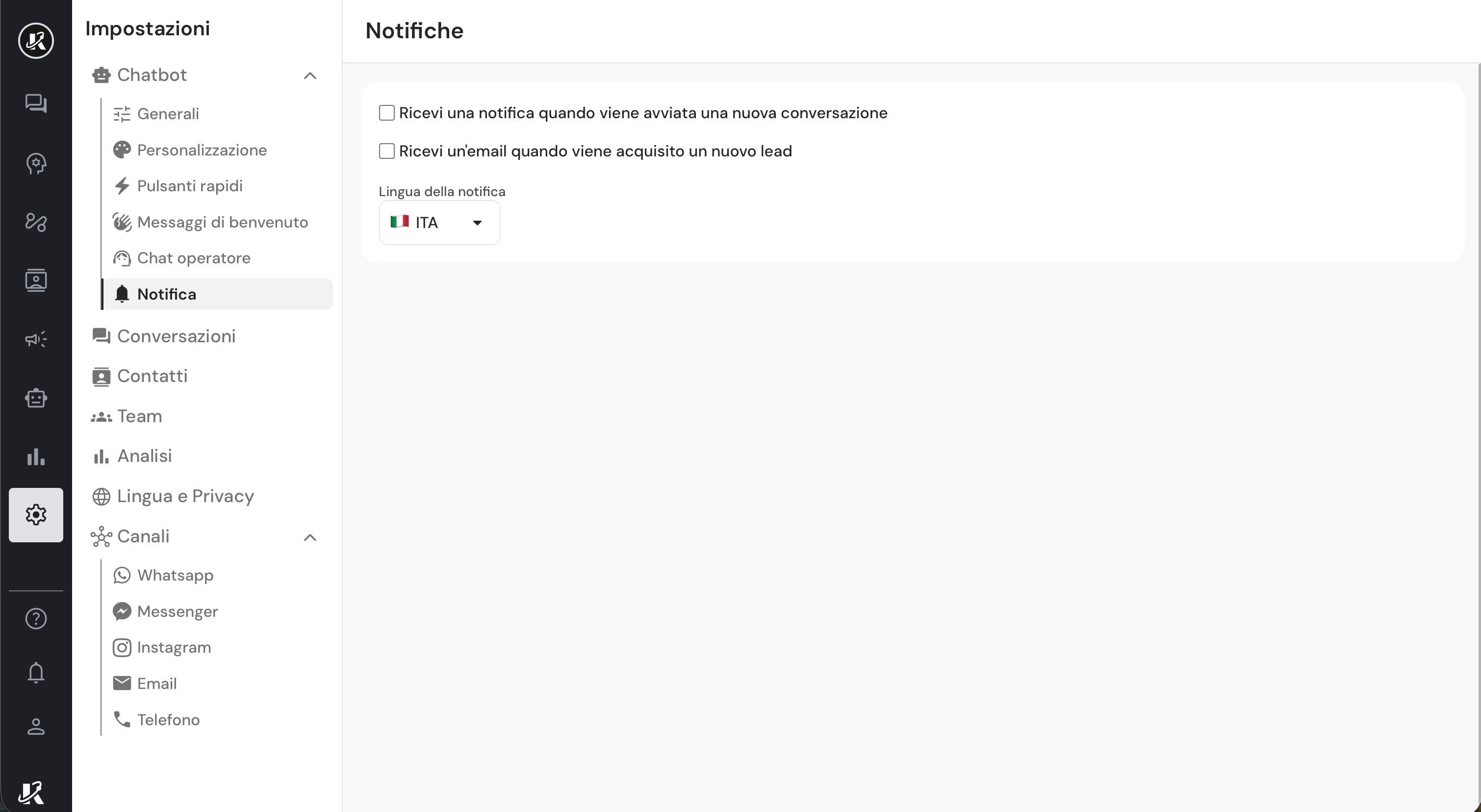 Notifica