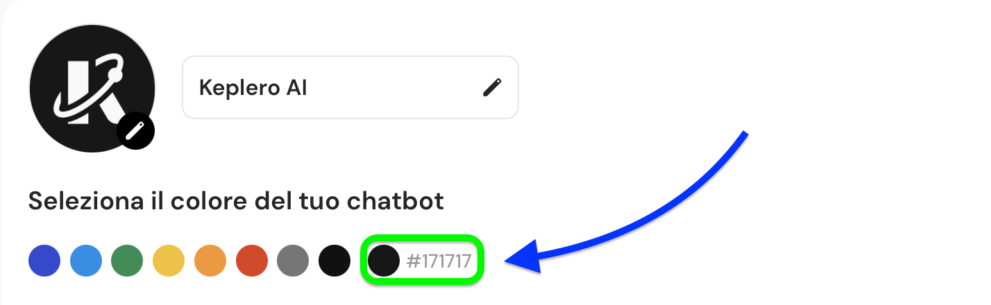 Colore del chatbot