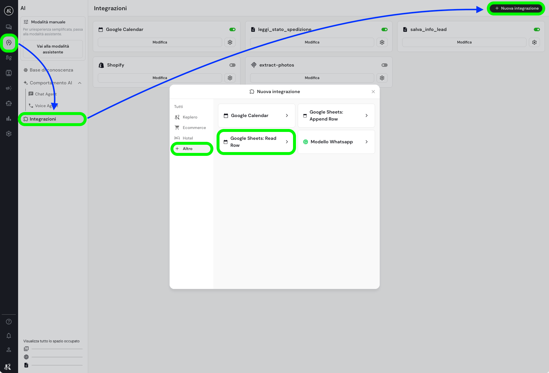 Google Sheet: Read Row