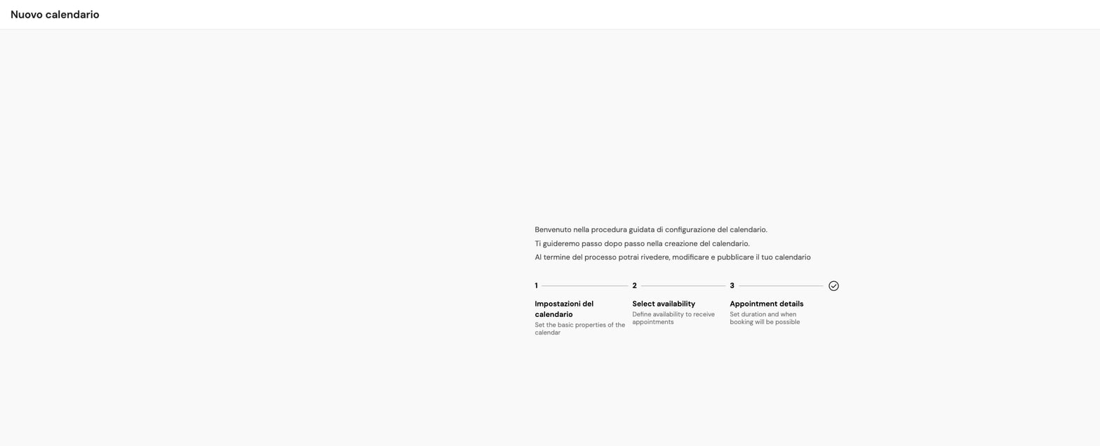 Wizard di configurazione: panoramica dei passi