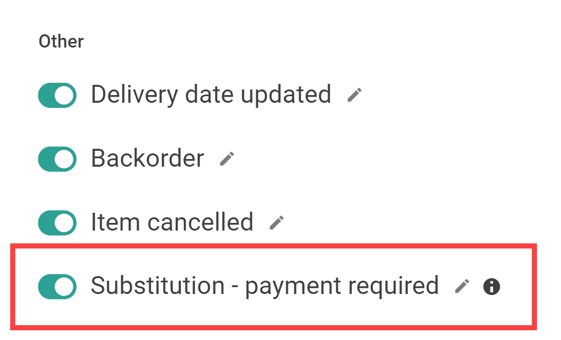 Configure Substitutions - Kibo Documentation