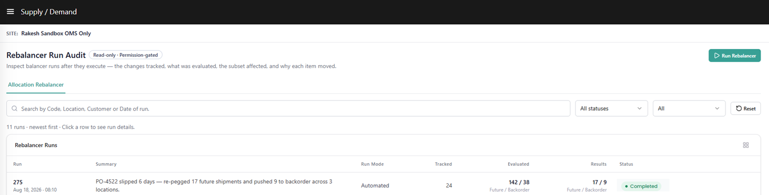 Allocation Rebalancer Ui
