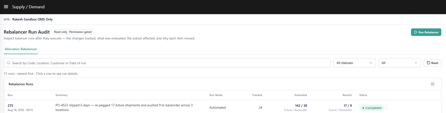 Allocation Rebalancer Ui