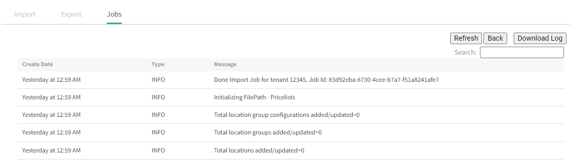 Import and Export Tools - Kibo Documentation