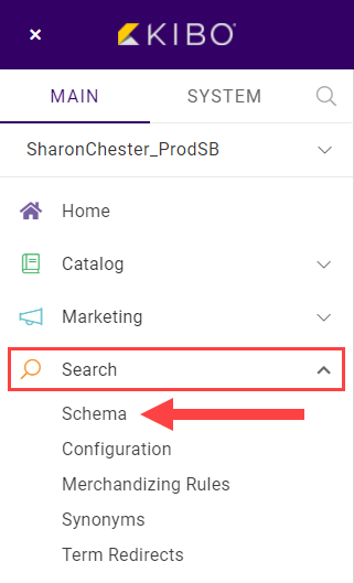 Search Schema Overview - Kibo Documentation