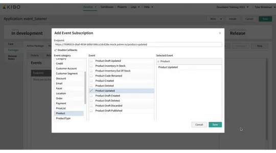 dev-training-event-listener-setup