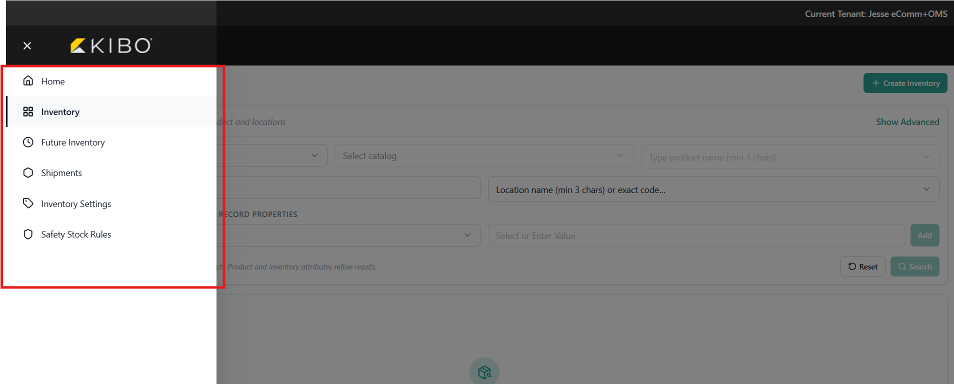 Menu Supply Demand UI