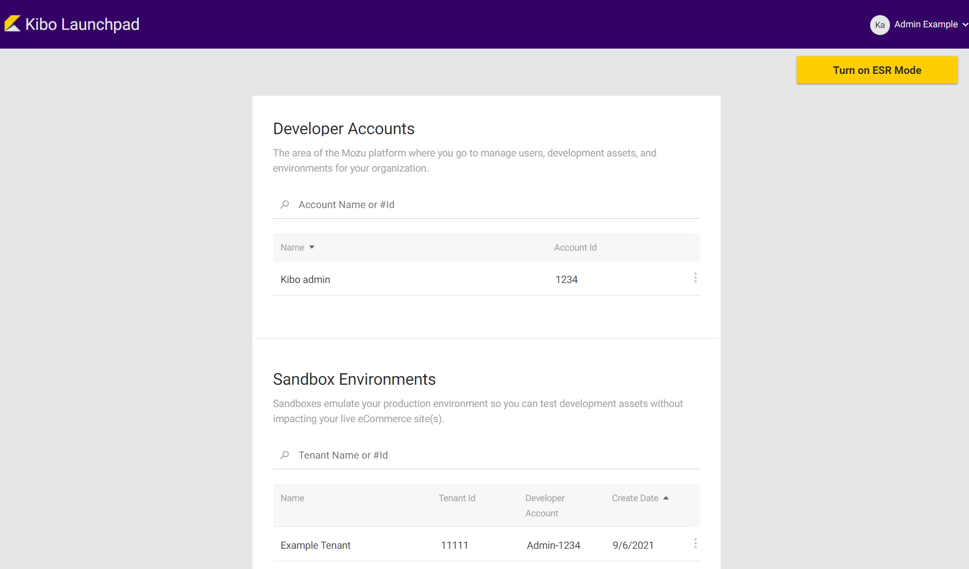Introduction to the KCCP UIs - Kibo Documentation