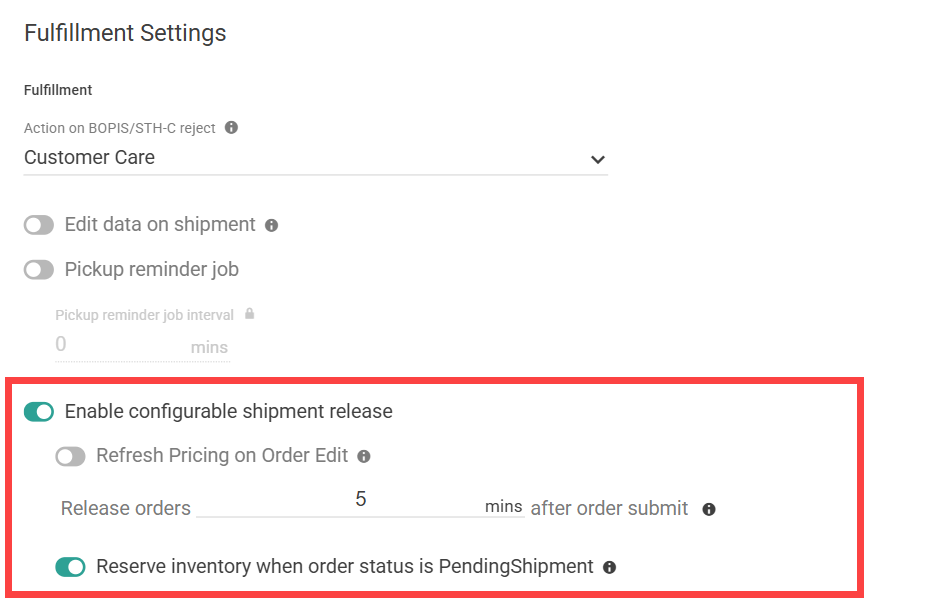 Configure Shipment Creation - Kibo Documentation