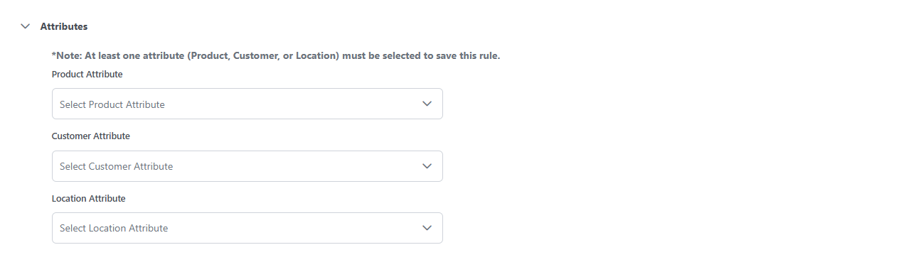 Attributesection Shipment Release Rule