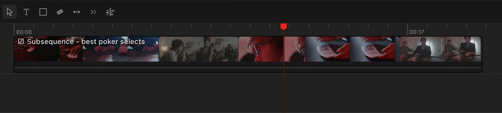video editing timelinex