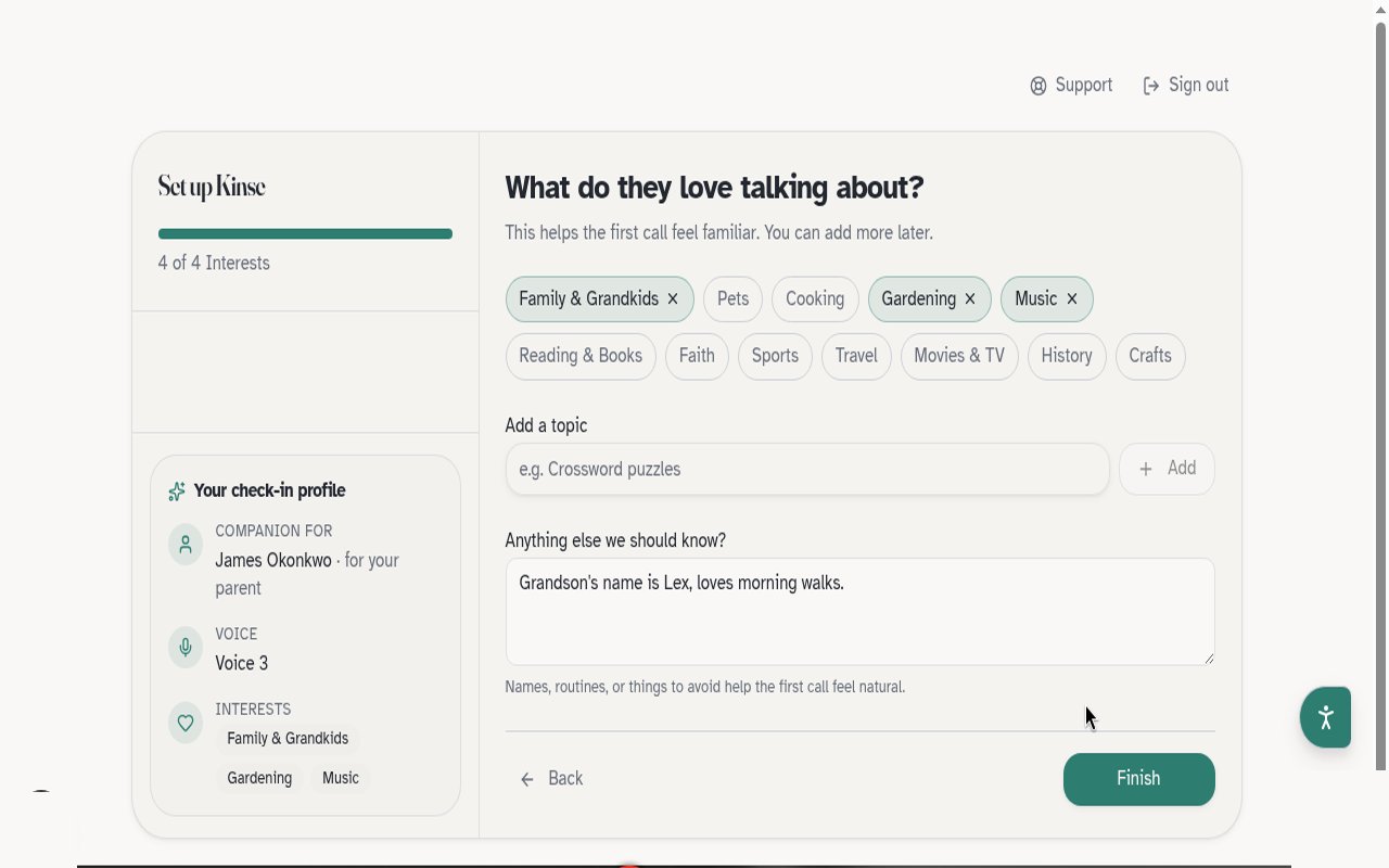 What do they love talking about?