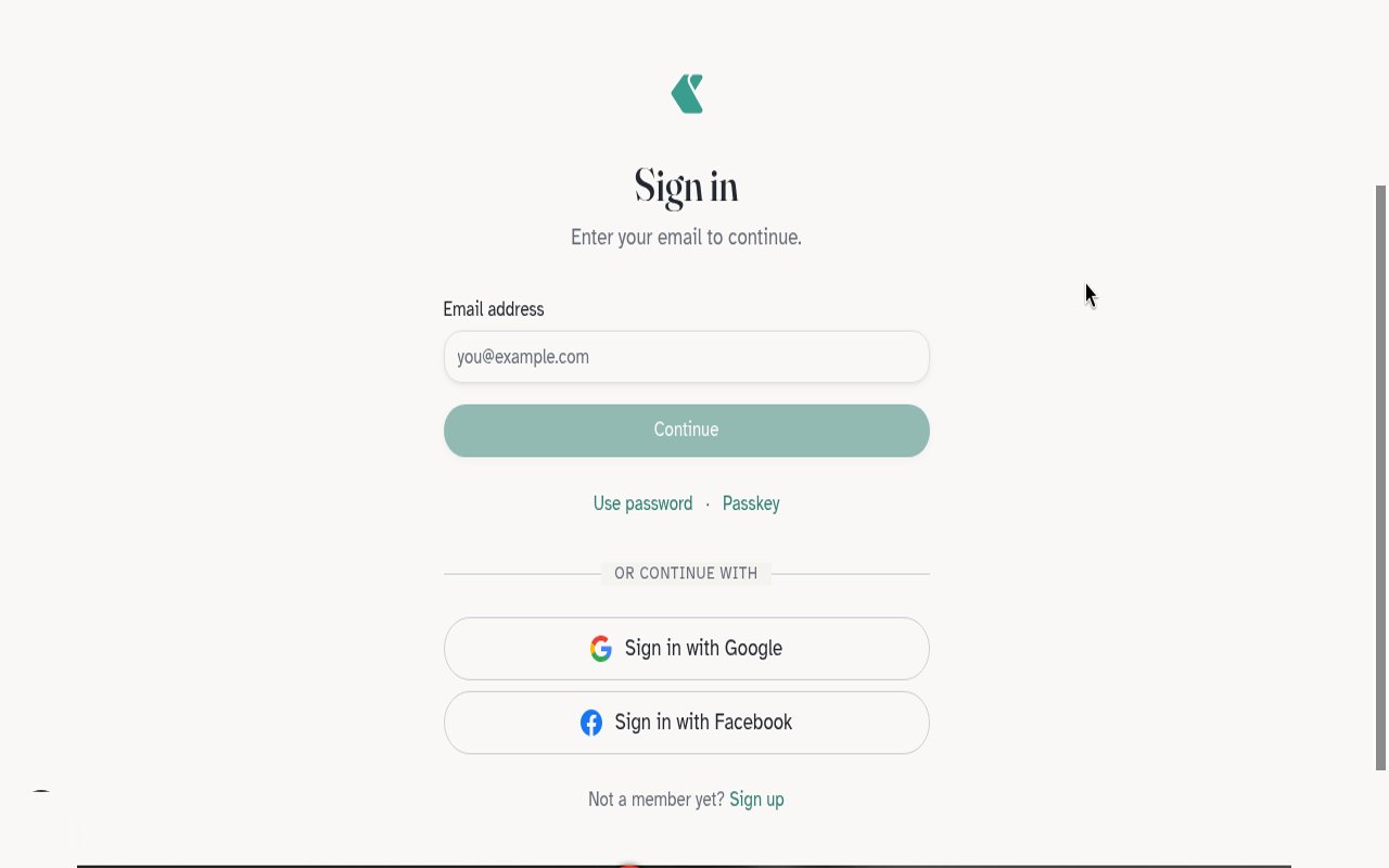 Sign in