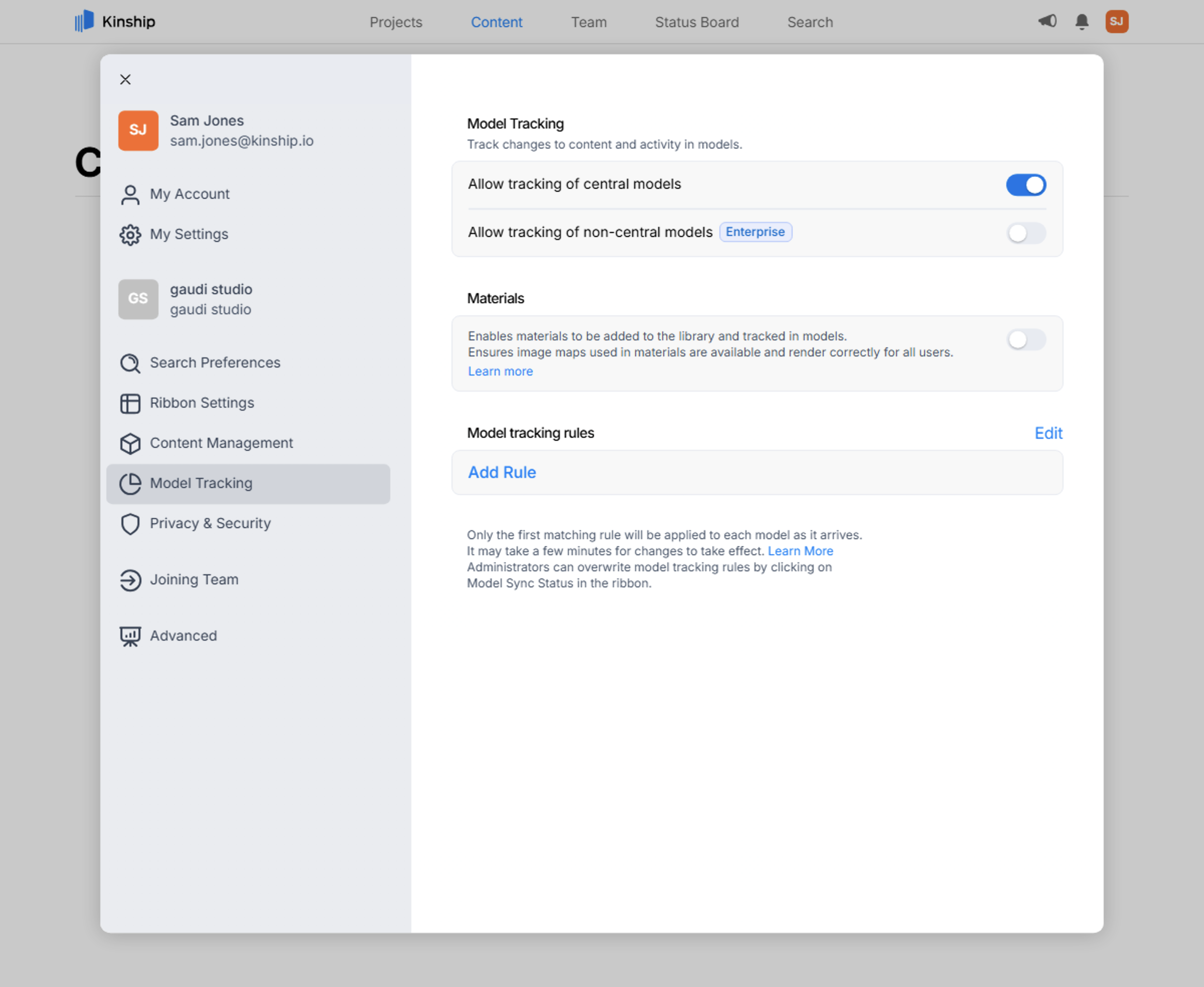 Enable Materials Management