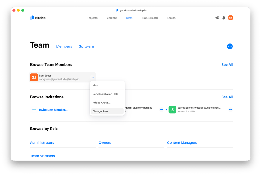 How To Change Roles How to Change a User’s Role - Kinship