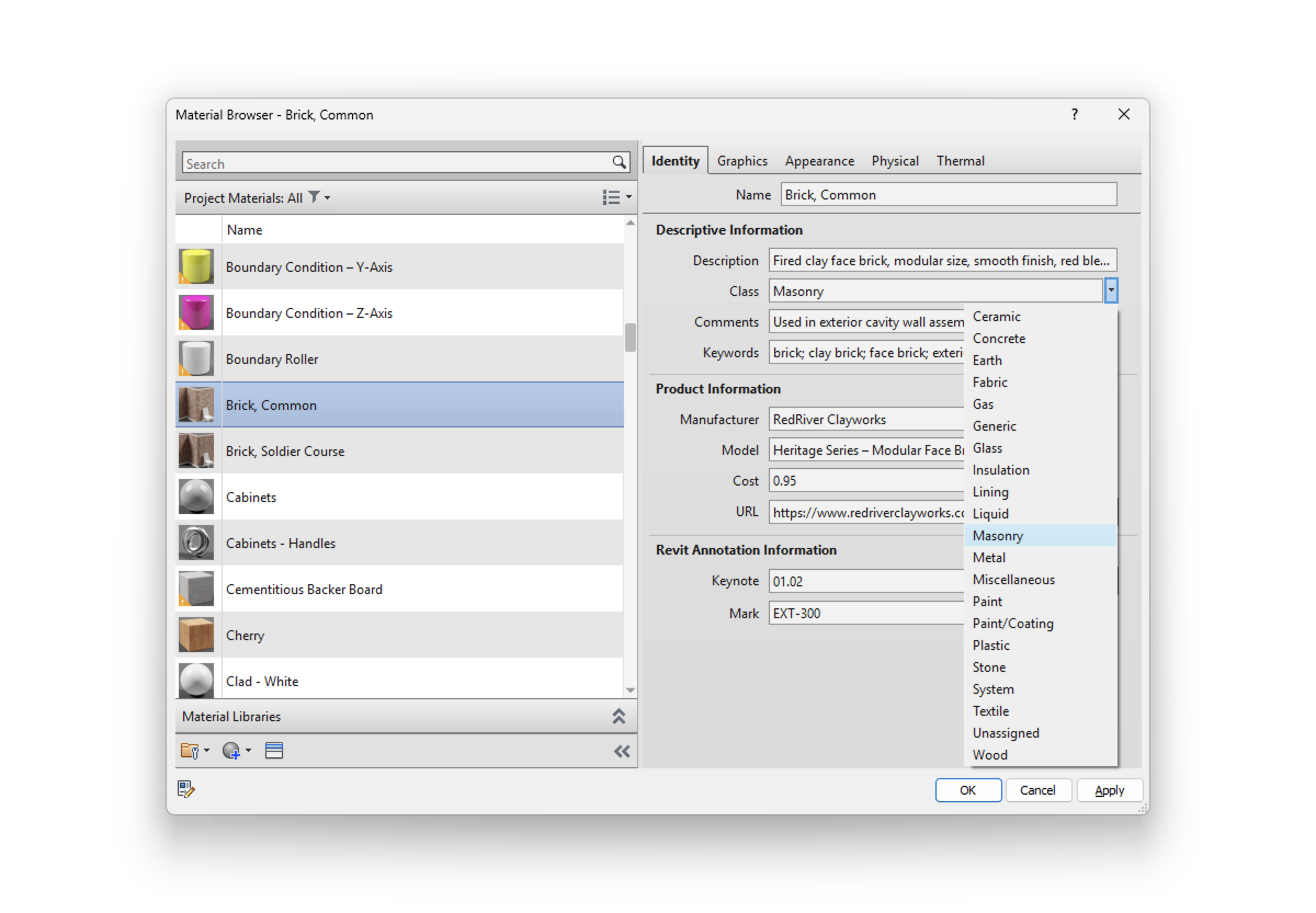 Material Classes - Kinship