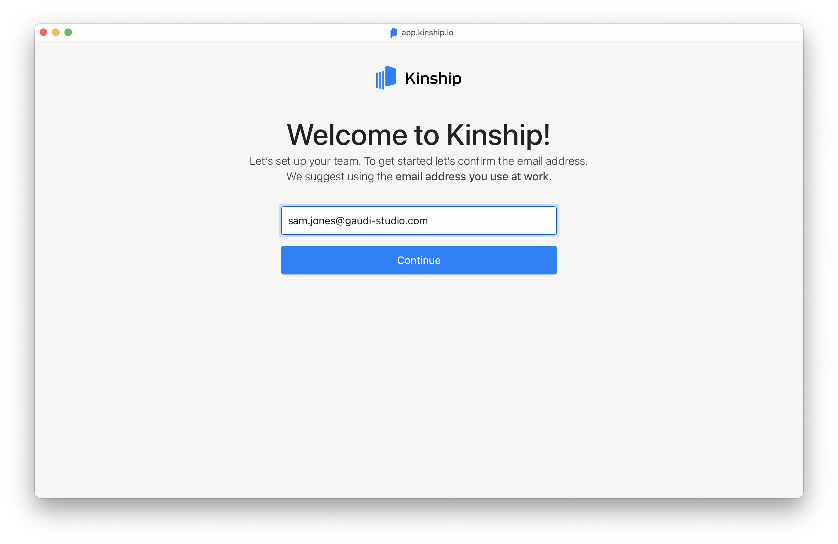 Enter your email