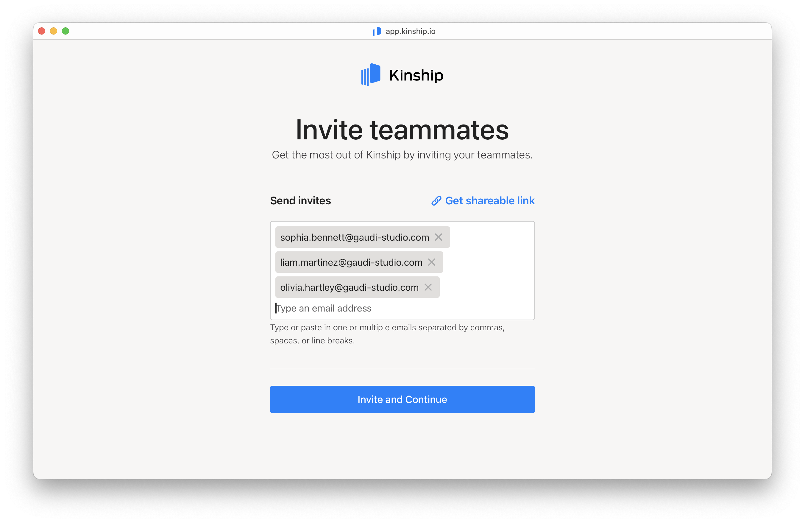 Invite users - bulk