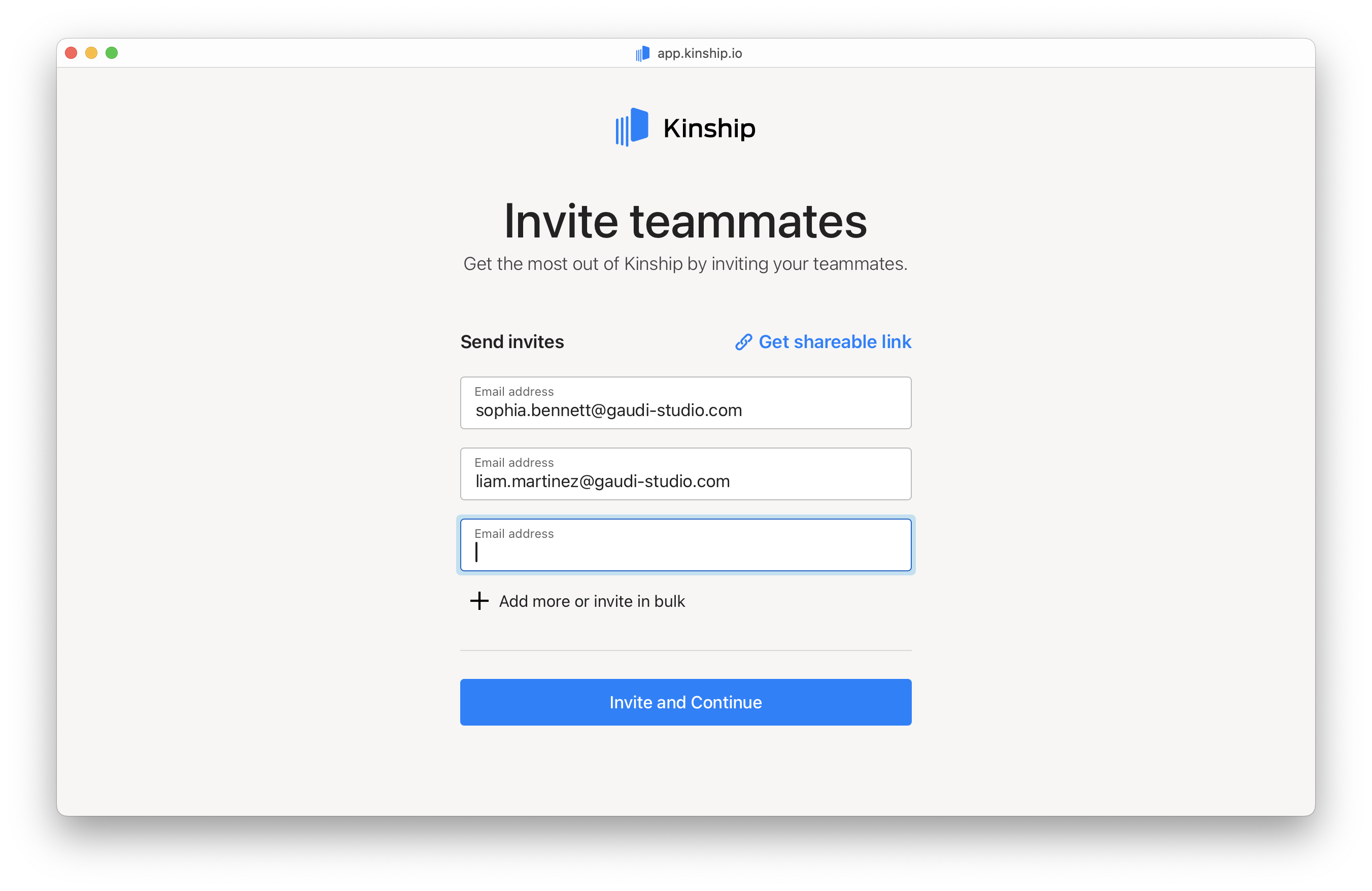 Invite users
