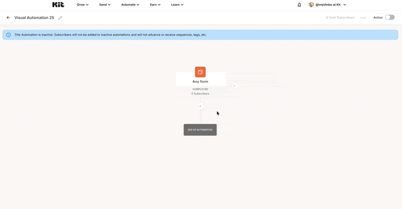 example for adding an event node