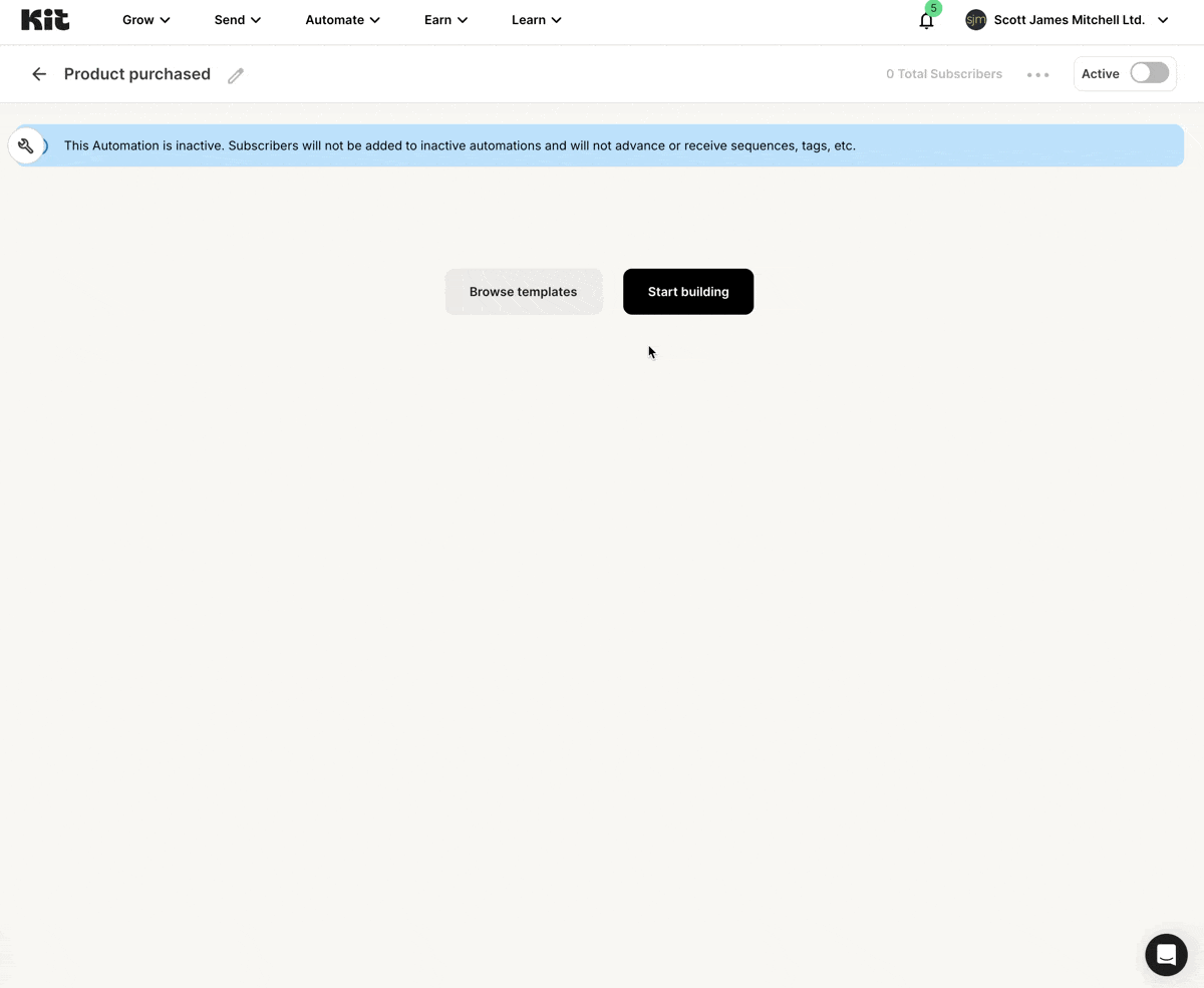 example for adding an event node