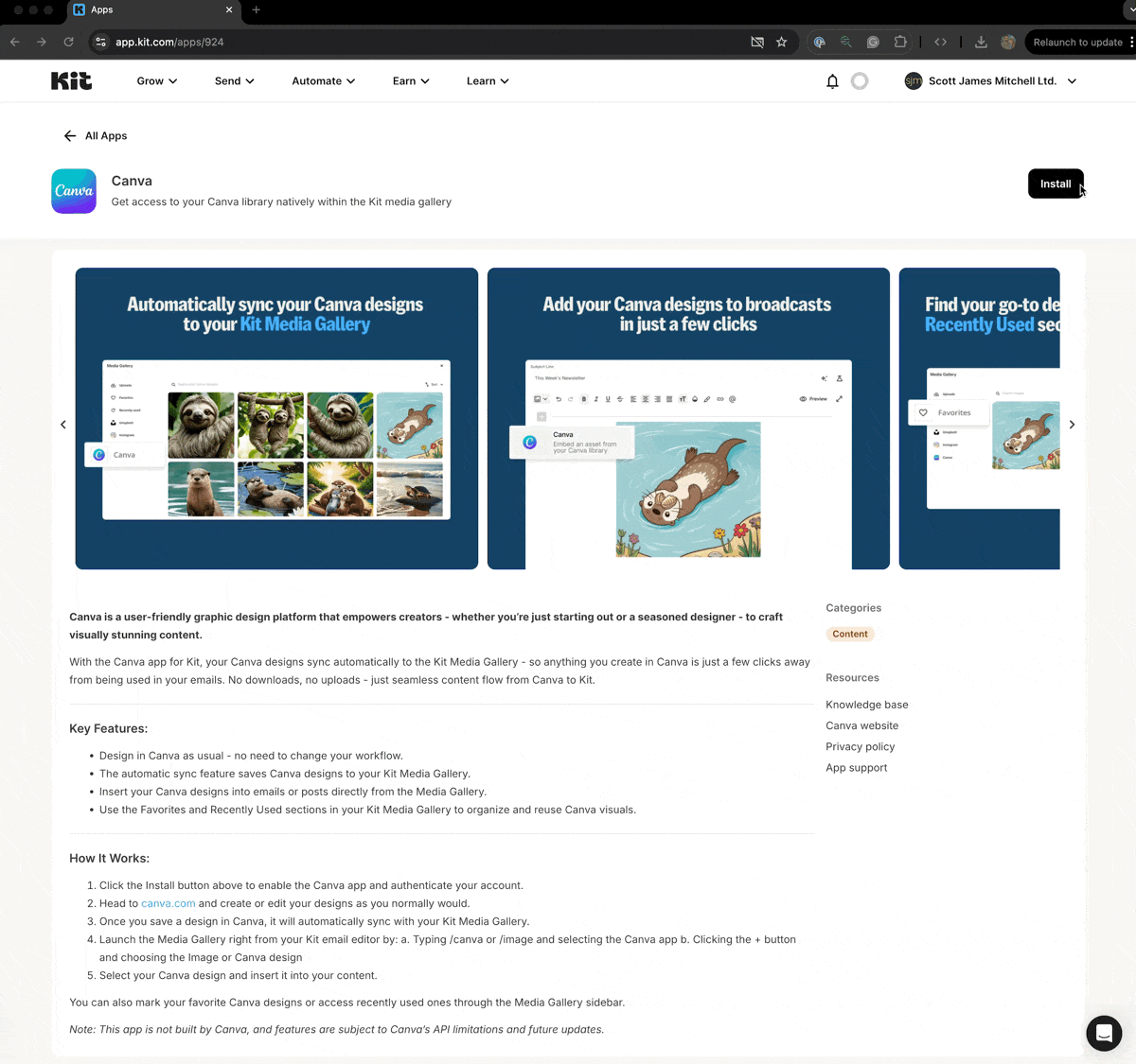 example redirect flow