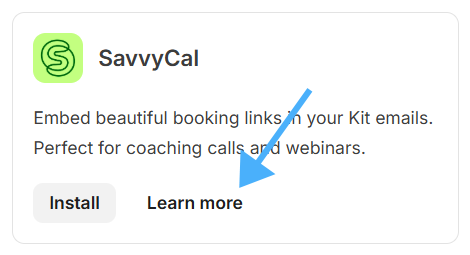 learn more Kit App Store button
