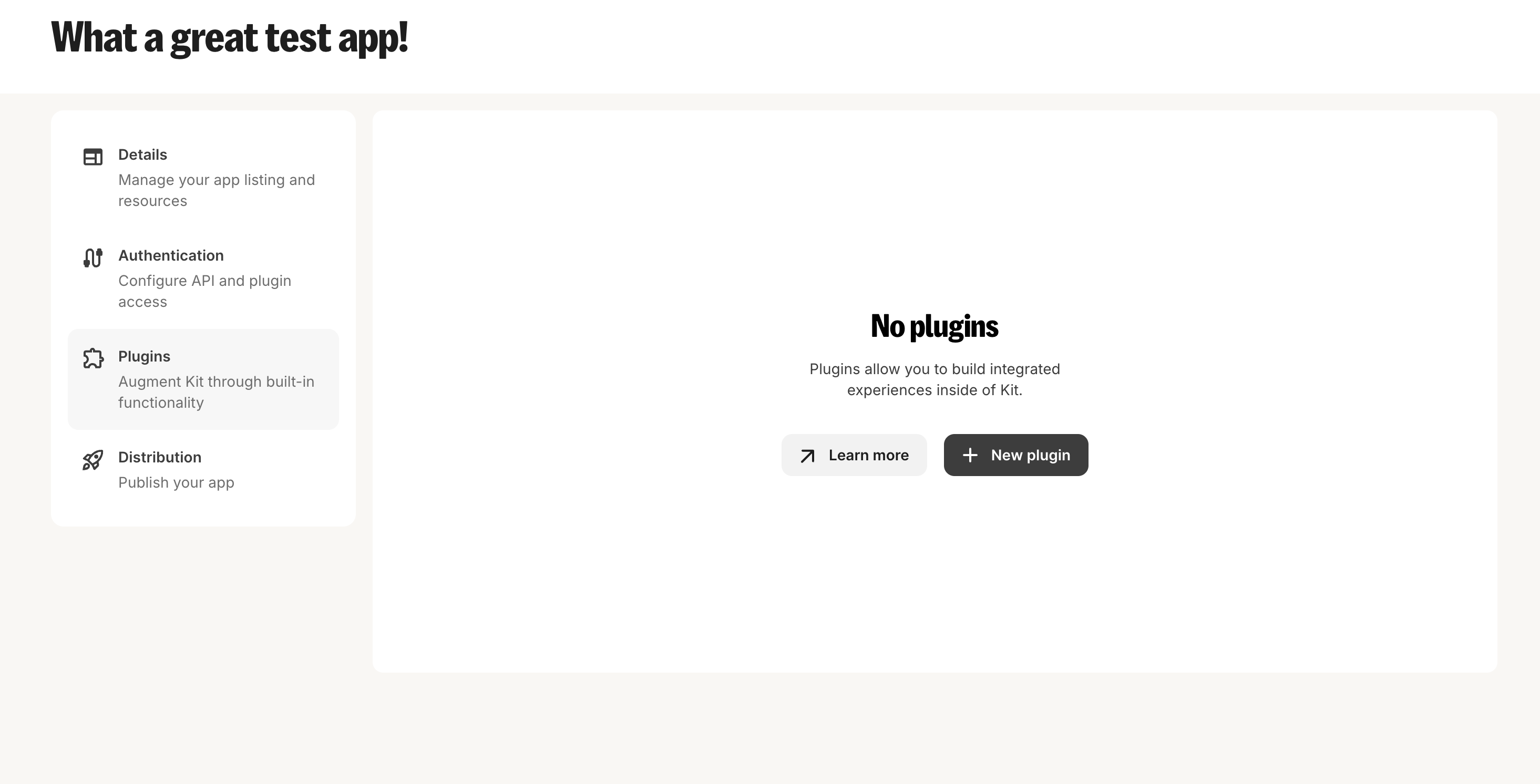 creating your first plugin