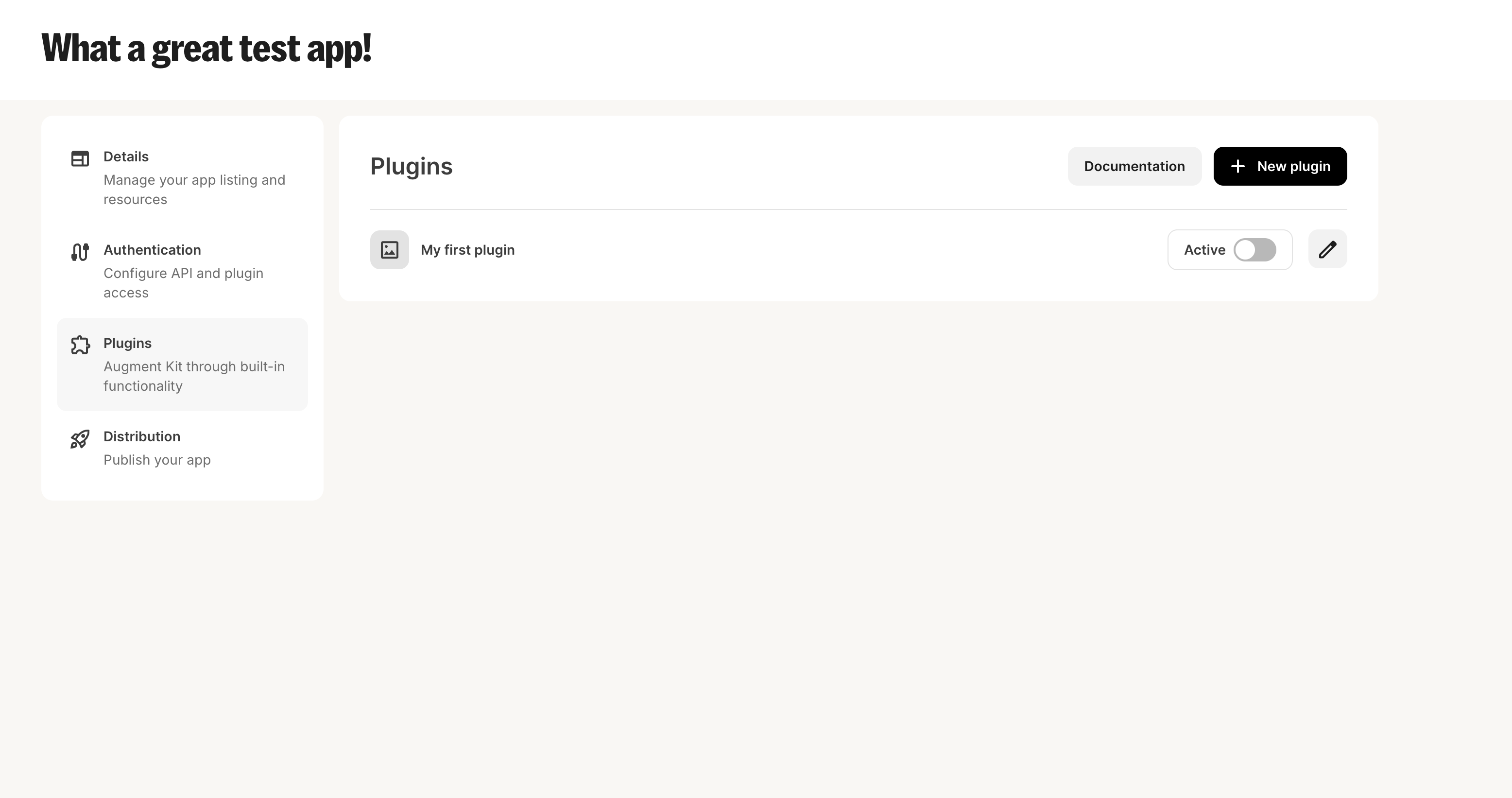 creating your first plugin