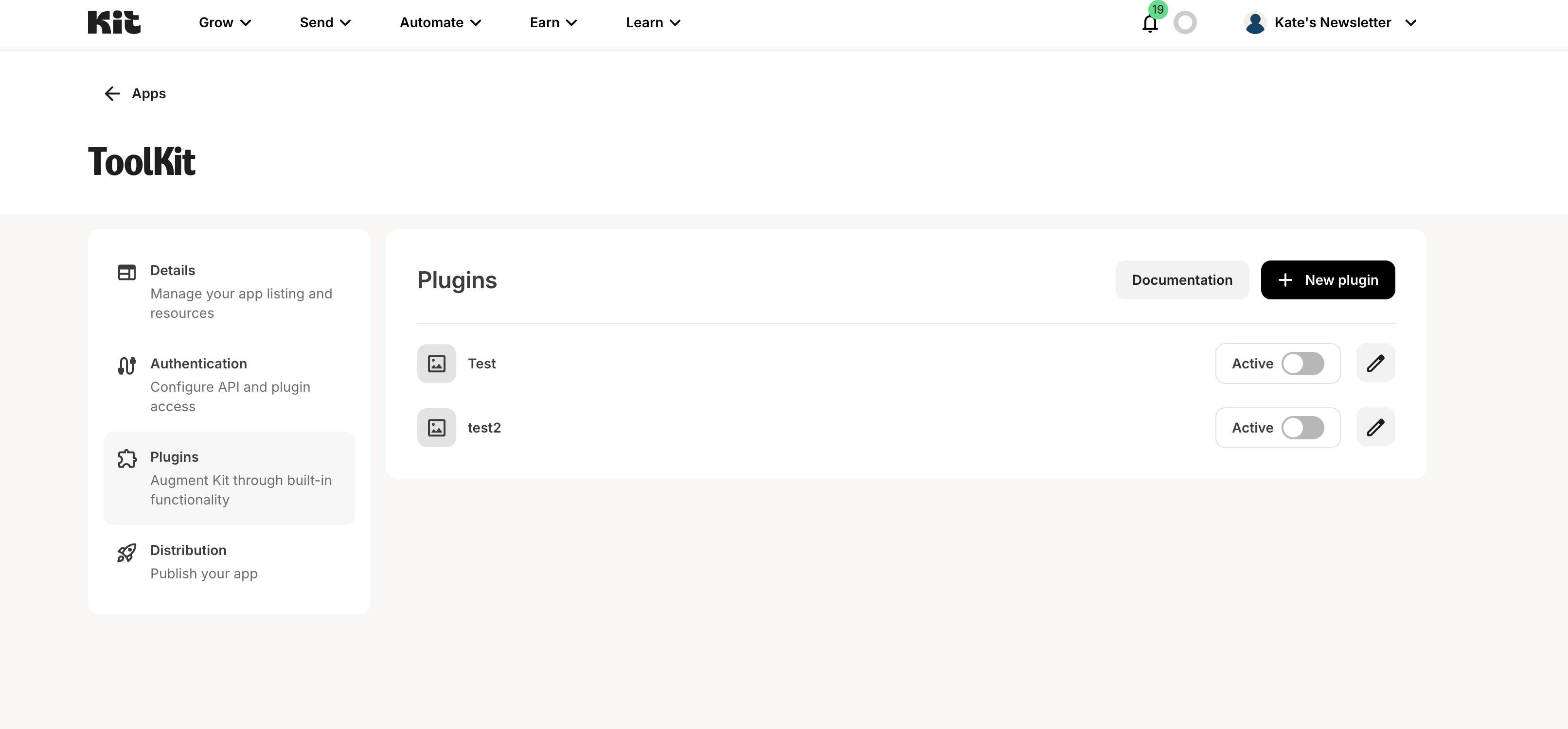 plugin list